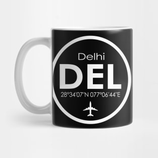 DEL, Delhi Indira Gandhi International Airport Mug